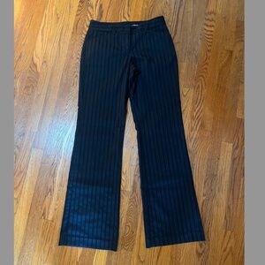 Vintage EXPRESS pants/slacks black pinstripe